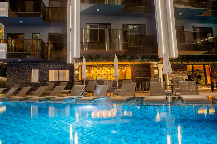 Меблированная квартира планировки 1+1, 55м2 в шаговой доступности от пляжа Клеопатры - Ракурс 36