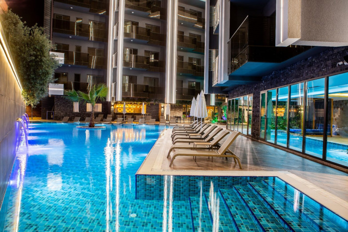 Меблированная квартира планировки 1+1, 55м2 в шаговой доступности от пляжа Клеопатры - Ракурс 42