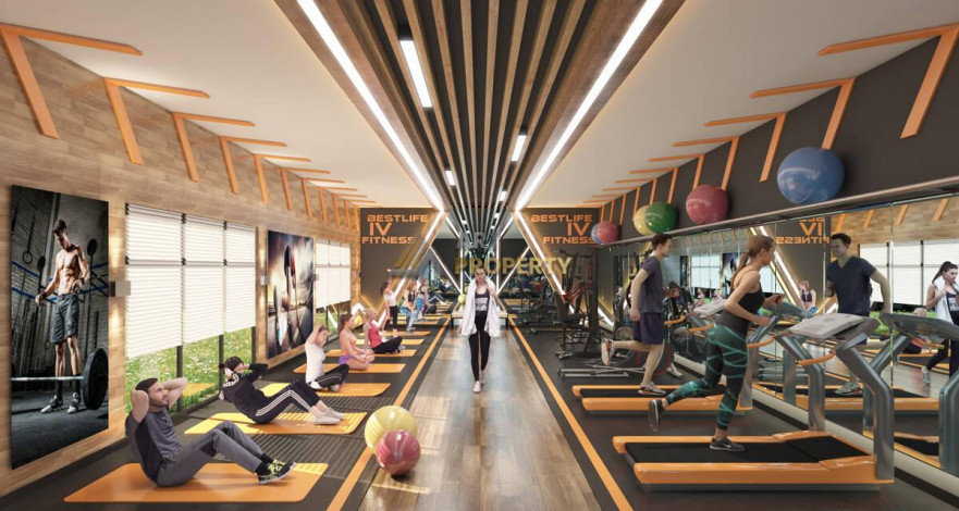 Новая двухкомнатная квартира в хорошем комплексе в Махмутлар,  55м2 - Ракурс 15