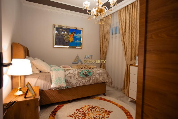 Трехкомнатная квартира с роскошной мебелью и видом на Торосские горы в районе Махмутлар, 75 м2 - Ракурс 9