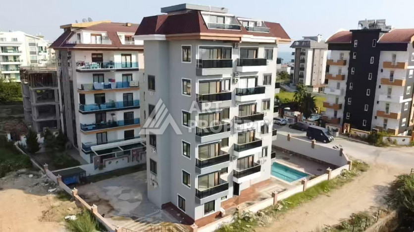 Квартира планировки 1+1, 50м2 в районе Кестель с видом на море - Ракурс 6