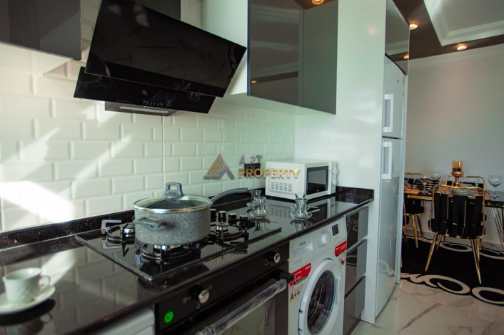 Трехкомнатная квартира с роскошной мебелью и видом на Торосские горы в районе Махмутлар, 75 м2 - Ракурс 13