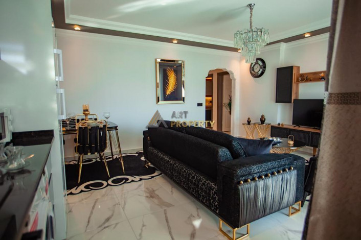 Трехкомнатная квартира с роскошной мебелью и видом на Торосские горы в районе Махмутлар, 75 м2 - Ракурс 14