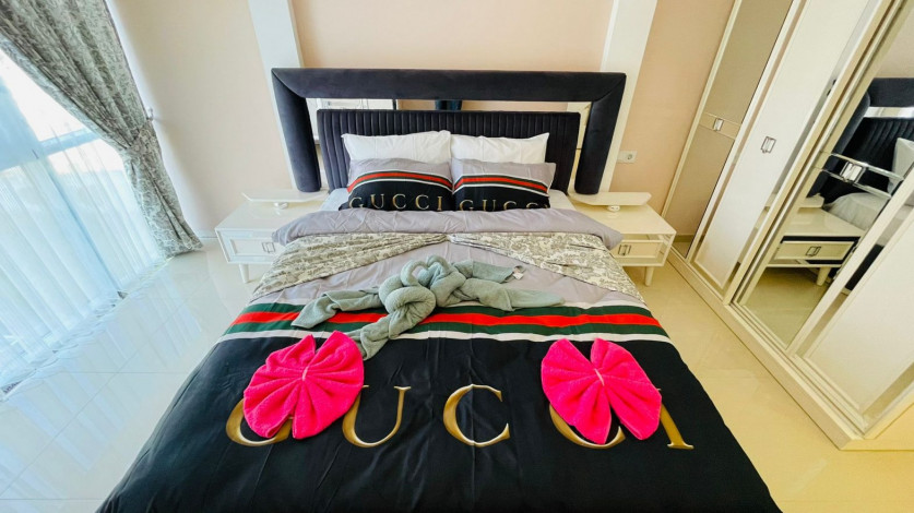 Три меблированные квартиры 1+1 в комплексе с хорошей инфраструктурой в Махмутлар, 60 м2 - Ракурс 6