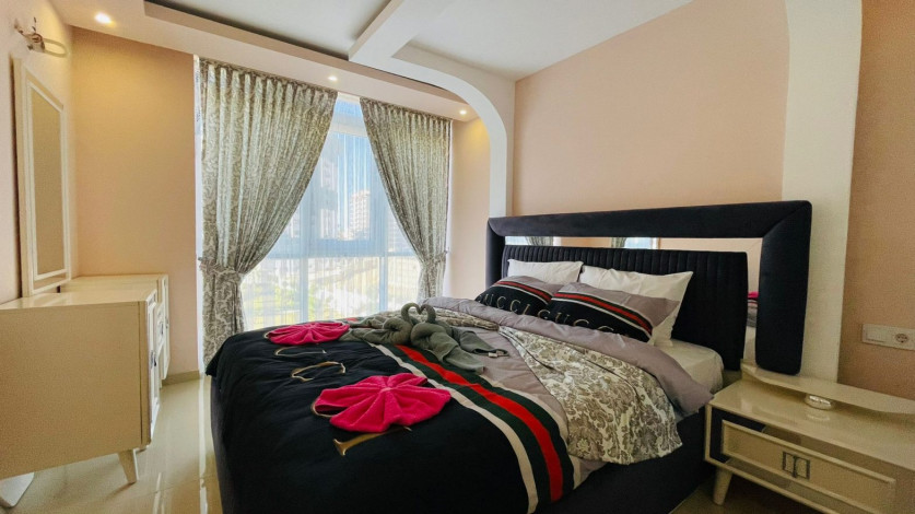 Три меблированные квартиры 1+1 в комплексе с хорошей инфраструктурой в Махмутлар, 60 м2 - Ракурс 7