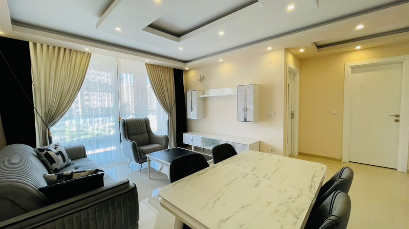 Три меблированные квартиры 1+1 в комплексе с хорошей инфраструктурой в Махмутлар, 60 м2 - Ракурс 8