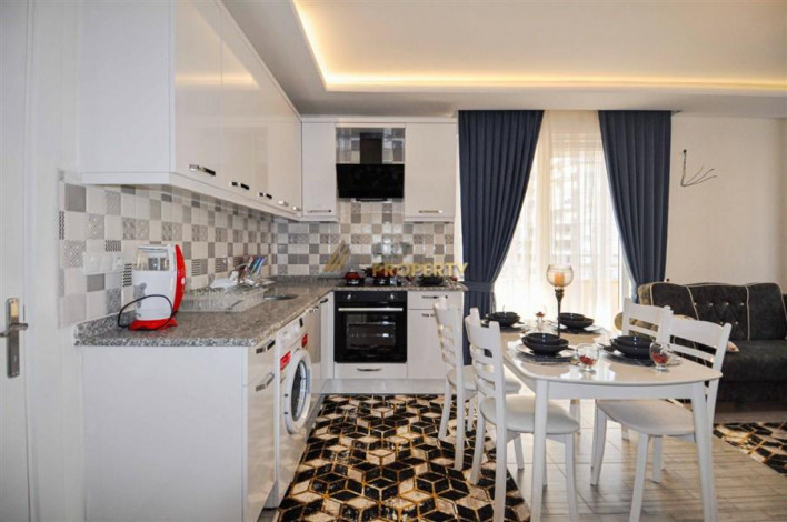 Квартира 1+1 с новой мебелью в 100 м от моря, 80 м2 - Ракурс 3