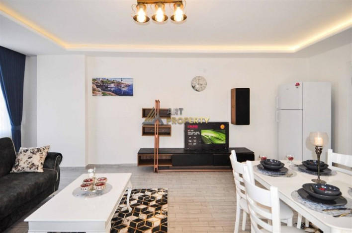 Квартира 1+1 с новой мебелью в 100 м от моря, 80 м2 - Ракурс 5