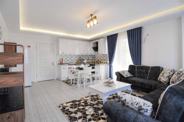 Квартира 1+1 с новой мебелью в 100 м от моря, 80 м2 - Ракурс 6