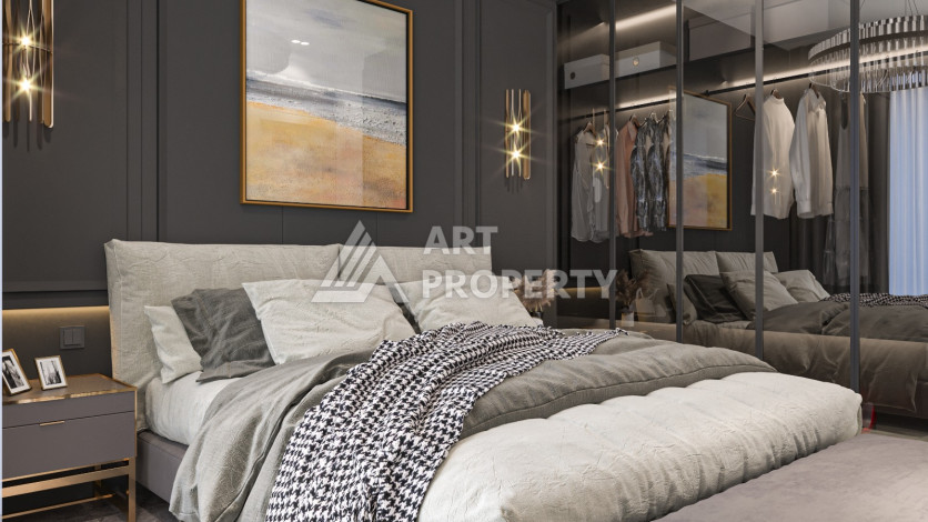 Апартаменты планировки 1+1, 100м2 в районе Тосмур - Ракурс 2