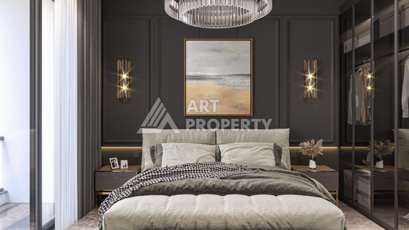 Апартаменты планировки 1+1, 100м2 в районе Тосмур - Ракурс 3