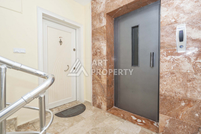 Трехкомнатная квартира с видом на море для сдачи в аренду в Авсаллар, 100 м2 - Ракурс 17