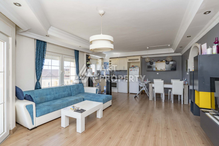 Трехкомнатная квартира с видом на море для сдачи в аренду в Авсаллар, 100 м2 - Ракурс 20