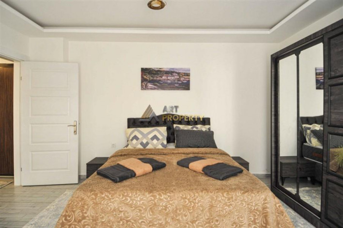 Квартира 1+1 с новой мебелью в 100 м от моря, 80 м2 - Ракурс 21