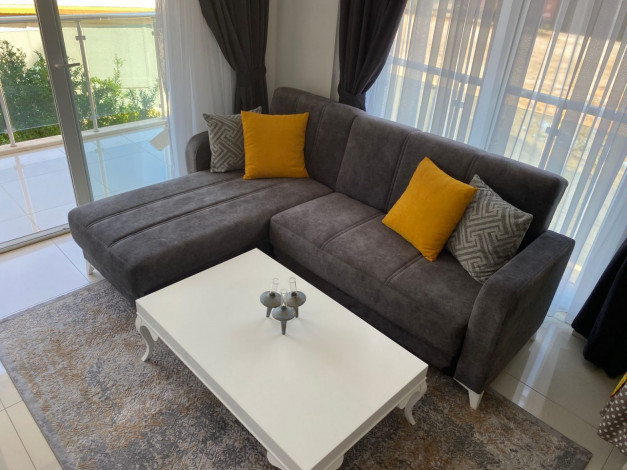 Полностью  меблированная современная квартира 1+1 в престижном районе Оба, 60 м2 - Ракурс 12