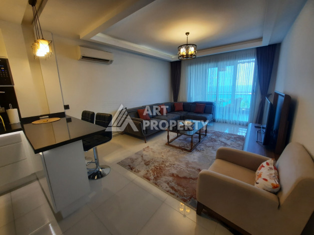 Квартира планировки 1+1, 60м2 в районе Каргыджак с видом на море - Ракурс 3