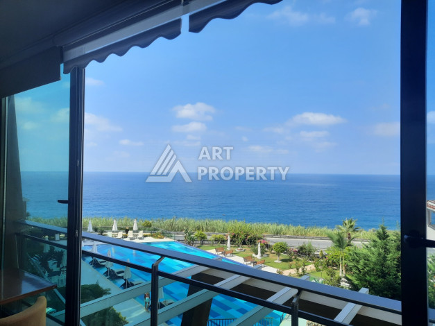 Квартира планировки 1+1, 60м2 в районе Каргыджак с видом на море - Ракурс 6