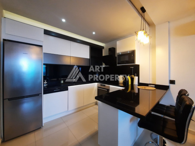 Квартира планировки 1+1, 60м2 в районе Каргыджак с видом на море - Ракурс 8