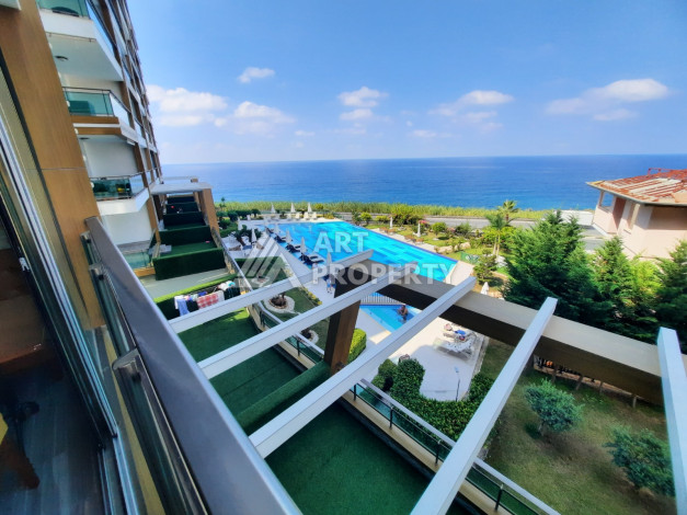 Квартира планировки 1+1, 60м2 в районе Каргыджак с видом на море - Ракурс 10