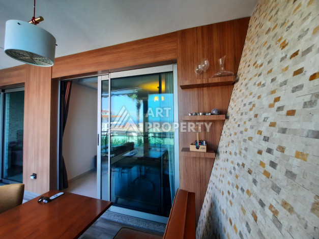 Квартира планировки 1+1, 60м2 в районе Каргыджак с видом на море - Ракурс 15