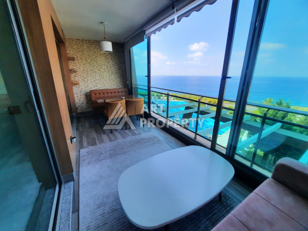 Квартира планировки 1+1, 60м2 в районе Каргыджак с видом на море - Ракурс 25