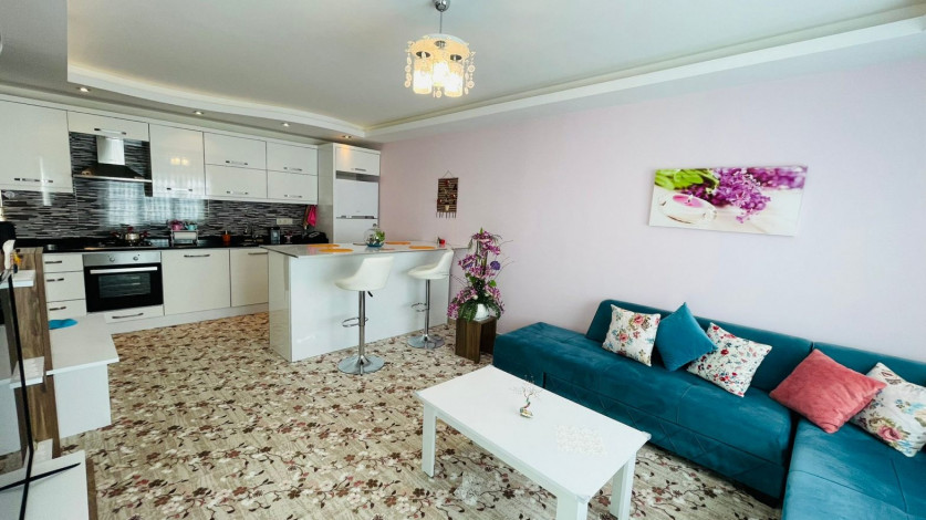 Квартира 1+1 в центральной части Махмутлара с новой мебелью и техникой, 70 м2 - Ракурс 10