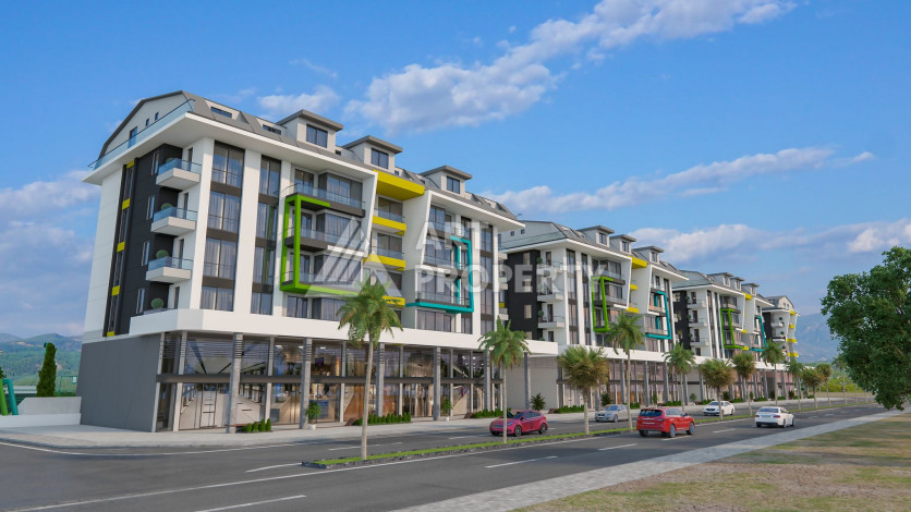 Квартира планировки 1+1,  50м2 в районе Каргыджак - Ракурс 2