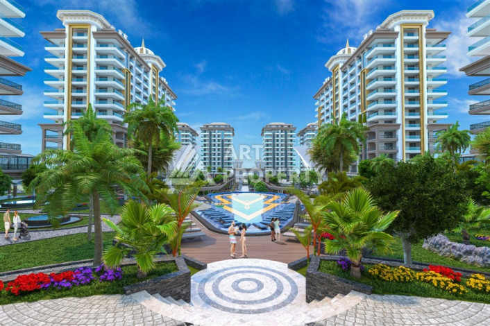 Апартаменты планировки 3+1, 190м2 в районе Махмутлар - Ракурс 3