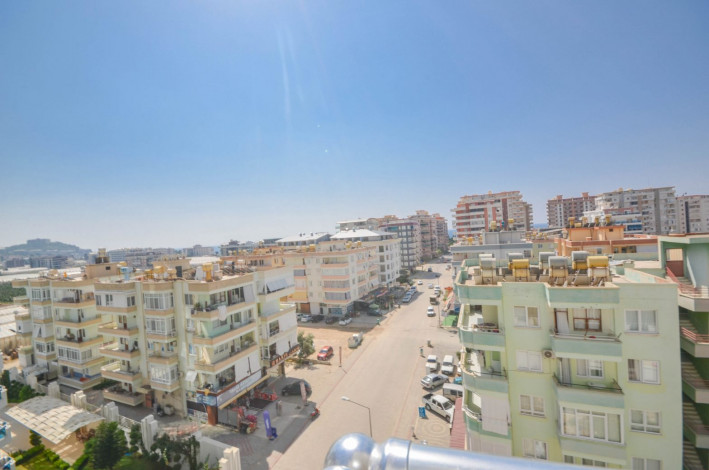 Квартира 2+1 с частичным видом на море в Махмутларе, 115 м2 - Ракурс 9