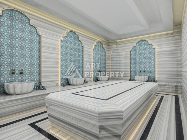 Апартаменты планировки 1+1, 55м2 в районе Каргыджак - Ракурс 6