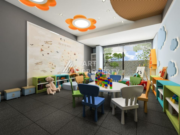 Апартаменты планировки 1+1, 55м2 в районе Каргыджак - Ракурс 11