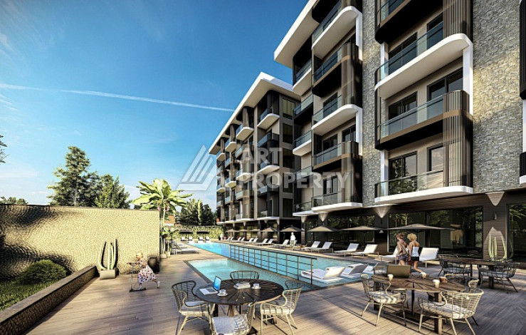 Квартира планировки 1+1, 60м2 в районе Кестель - Ракурс 2