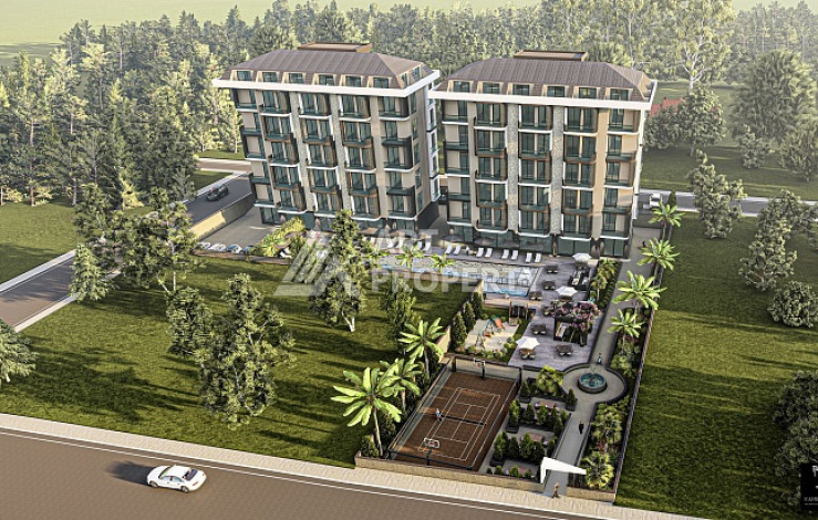 Квартира планировки 1+1, 60м2 в районе Кестель - Ракурс 3