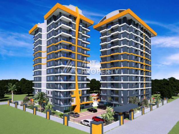 Апартаменты в ЖК планировки 2+1, 95м2 в районе Махмутлар - Ракурс 4