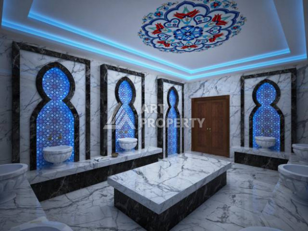 Апартаменты в ЖК планировки 2+1, 95м2 в районе Махмутлар - Ракурс 8