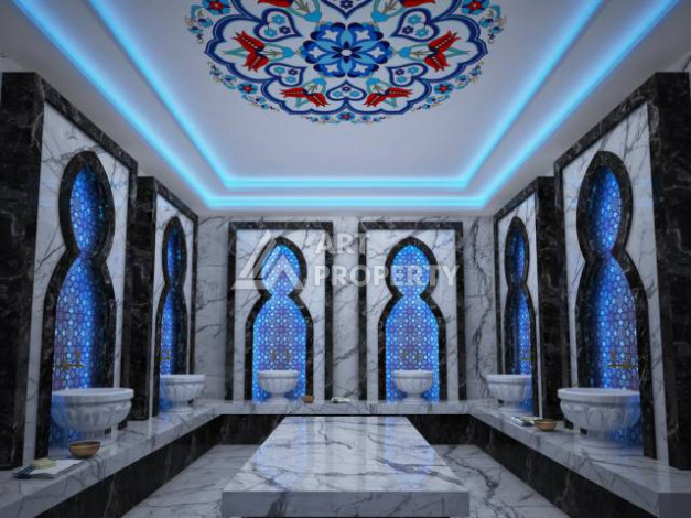 Апартаменты в ЖК планировки 2+1, 95м2 в районе Махмутлар - Ракурс 12