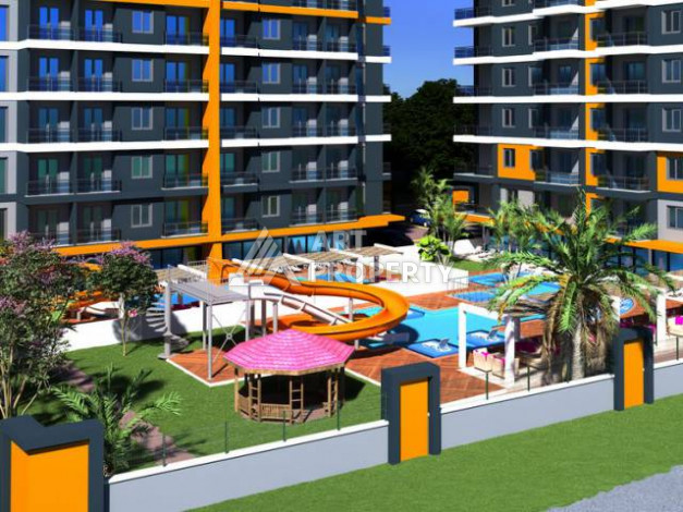 Апартаменты в ЖК планировки 2+1, 95м2 в районе Махмутлар - Ракурс 22