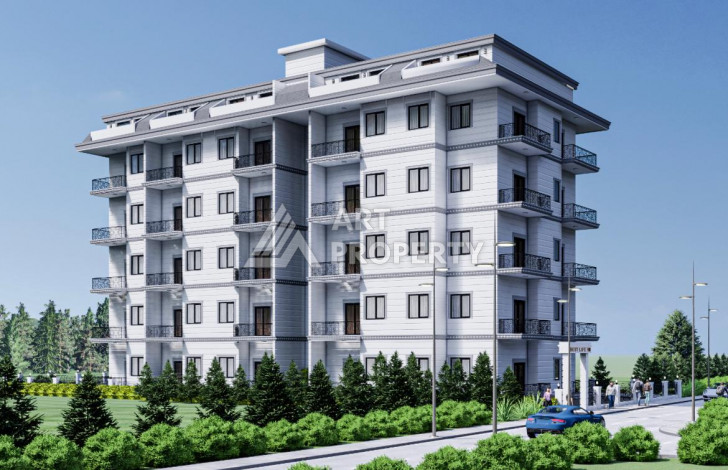 Апартаменты планировки 1+1, 55м2 в районе Махмутлар - Ракурс 2