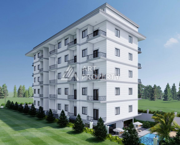 Апартаменты планировки 1+1, 55м2 в районе Махмутлар - Ракурс 3