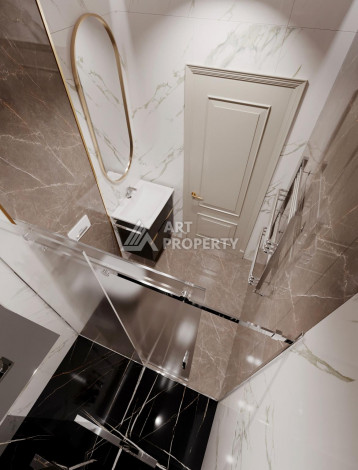 Апартаменты планировки 1+1, 55м2 в районе Махмутлар - Ракурс 12