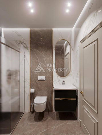 Апартаменты планировки 1+1, 55м2 в районе Махмутлар - Ракурс 13