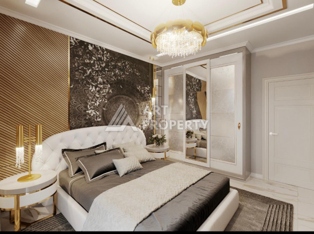 Апартаменты планировки 1+1, 55м2 в районе Махмутлар - Ракурс 14