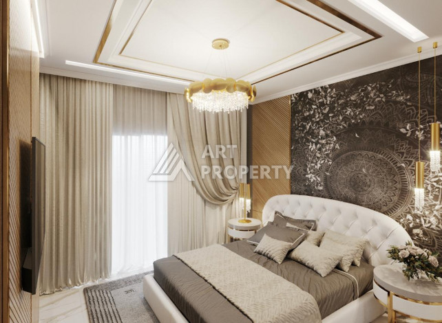 Апартаменты планировки 1+1, 55м2 в районе Махмутлар - Ракурс 17