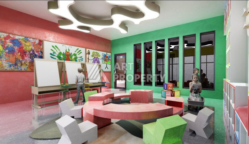 Апартаменты планировки 1+1, 55м2 в районе Махмутлар - Ракурс 18