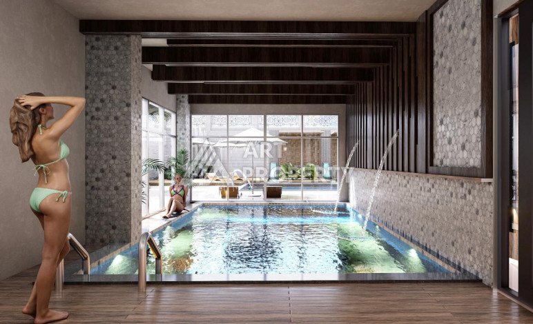 Апартаменты планировки 1+1, 55м2 в районе Махмутлар - Ракурс 25