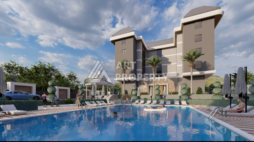 Квартиры планировки 1+1, 55м2 в районе Каргыджак - Ракурс 7