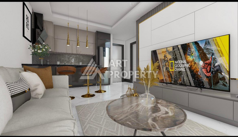 Квартиры планировки 1+1, 55м2 в районе Каргыджак - Ракурс 10