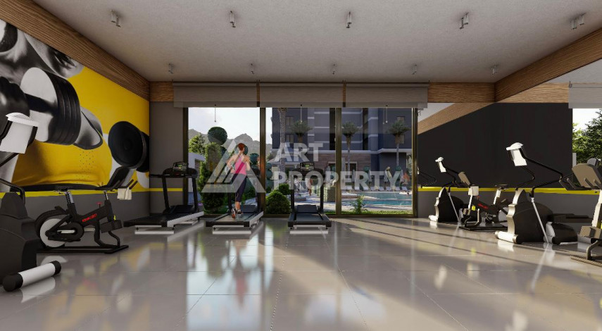 Квартиры планировки 1+1, 55м2 в районе Каргыджак - Ракурс 14