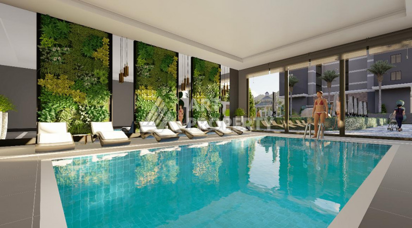 Квартиры планировки 1+1, 55м2 в районе Каргыджак - Ракурс 16