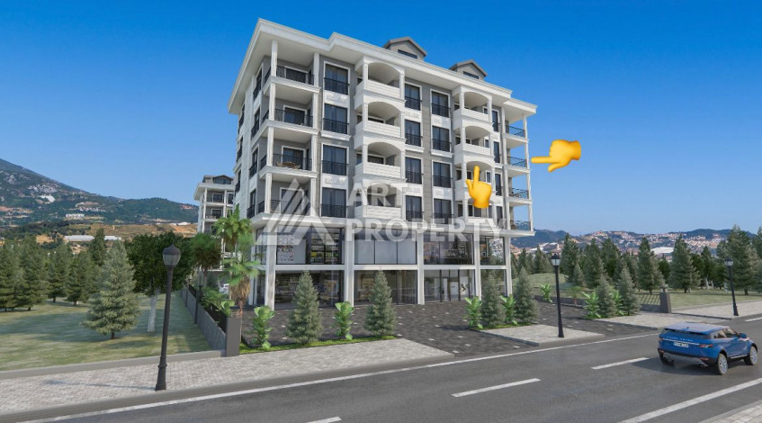 Квартиры планировки 1+1, 60м2 в районе Каргыджак - Ракурс 6